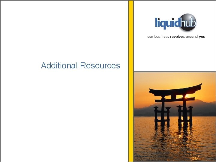 Additional Resources 