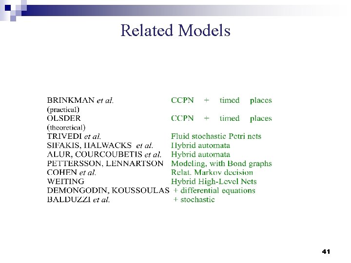 Related Models 41 