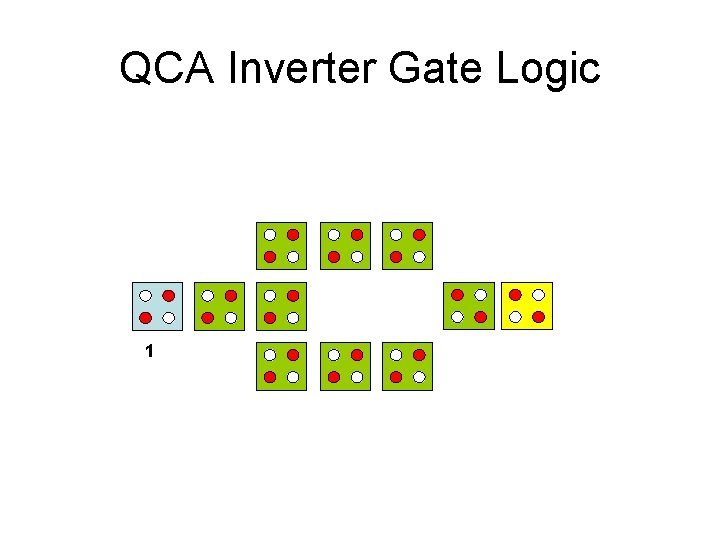 QCA Inverter Gate Logic 1 