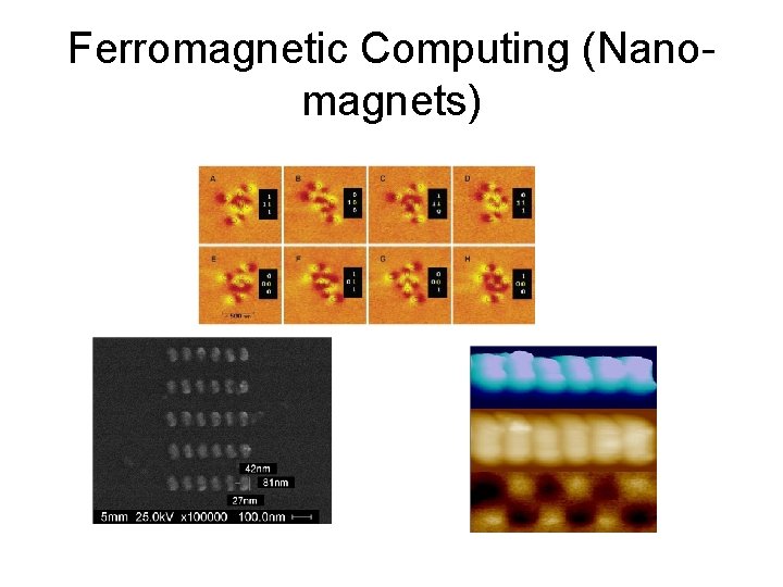 Ferromagnetic Computing (Nanomagnets) 