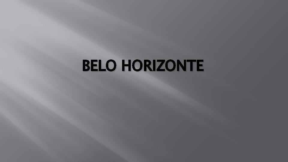BELO HORIZONTE 