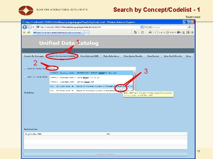 Search by Concept/Codelist - 1 Restricted 1 2 3 11 