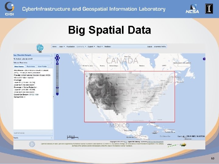 Big Spatial Data 60 