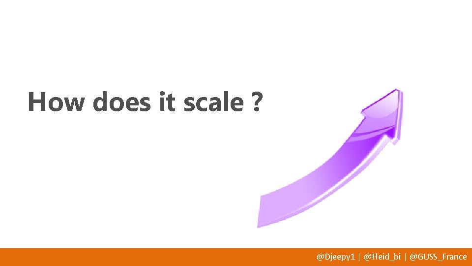 How does it scale ? @Djeepy 1 | @Fleid_bi | @GUSS_France 