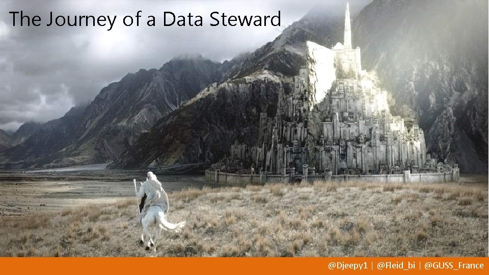 The Journey of a Data Steward @Djeepy 1 | @Fleid_bi | @GUSS_France 