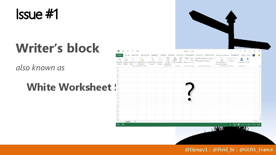 Issue #1 Writer’s block also known as White Worksheet Syndrom ? @Djeepy 1 |