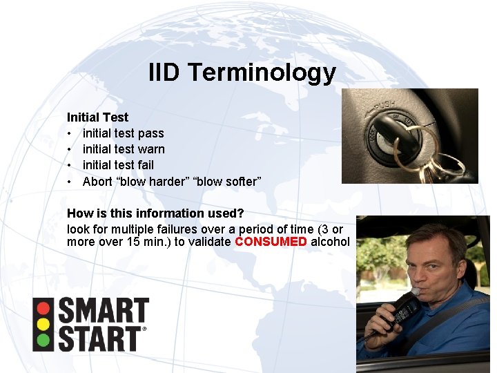 IID Terminology Initial Test • initial test pass • initial test warn • initial