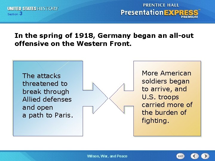 325 Section Chapter Section 1 In the spring of 1918, Germany began an all-out