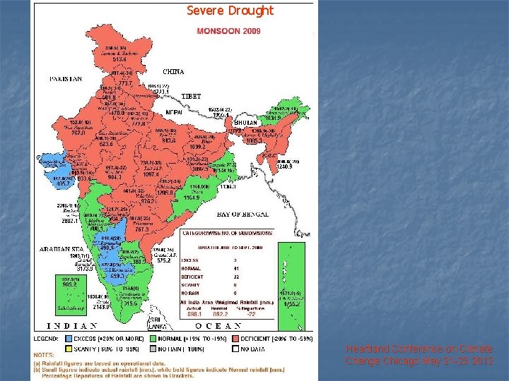 Severe Drought Heartland Conference on Climate Change Chicago May 21 -23 2012 