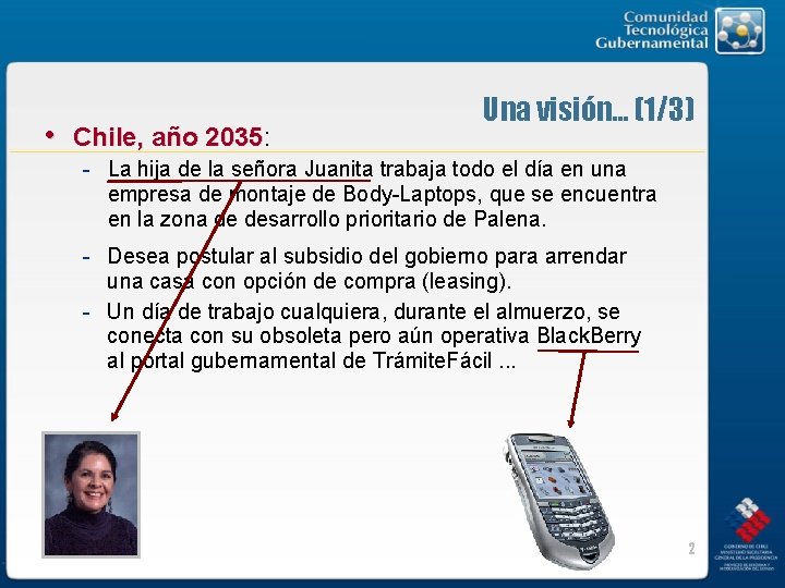  • Chile, año 2035: 2035 Una visión. . . (1/3) - La hija