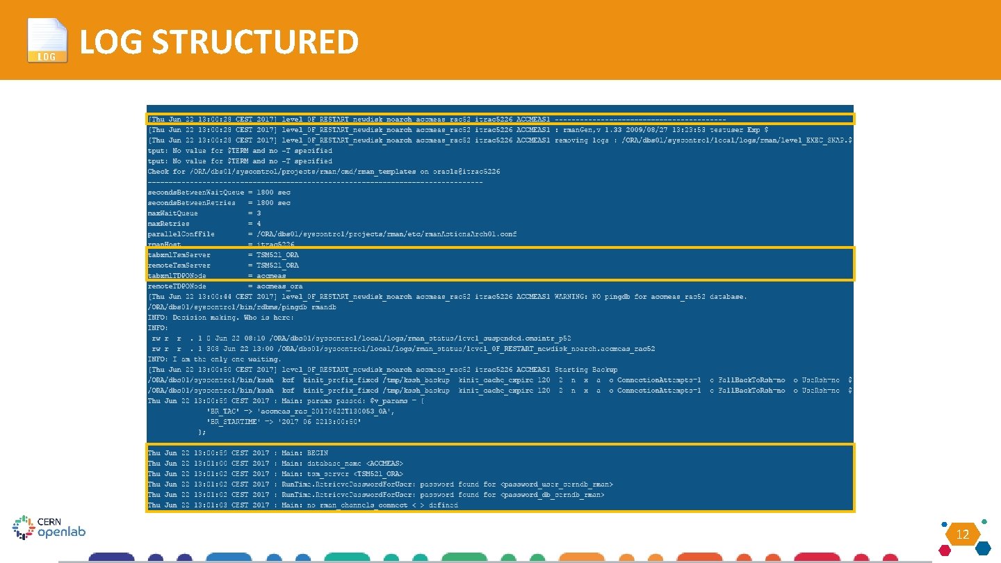 LOG STRUCTURED 12 8 LOG STRUCTURED 12 8