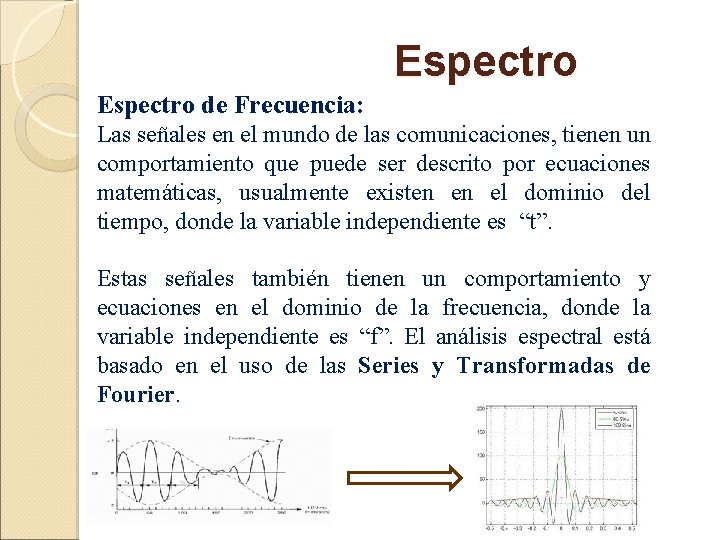 Espectro de Frecuencia: Las señales en el mundo de las comunicaciones, tienen un comportamiento