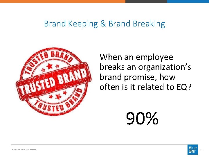 Brand Keeping & Brand Breaking When an employee breaks an organization’s brand promise, how