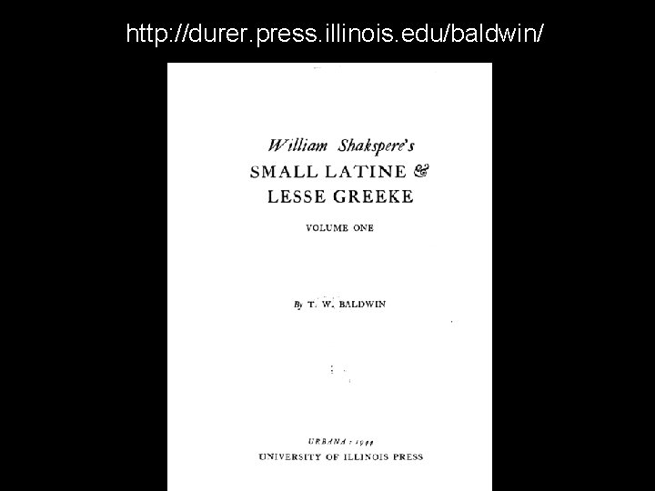 http: //durer. press. illinois. edu/baldwin/ 