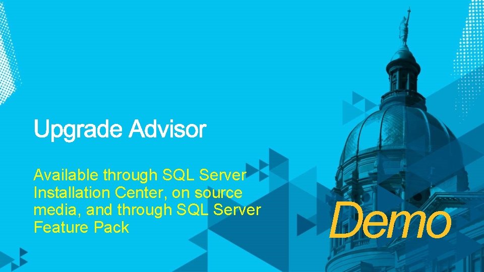 Available through SQL Server Installation Center, on source media, and through SQL Server Feature