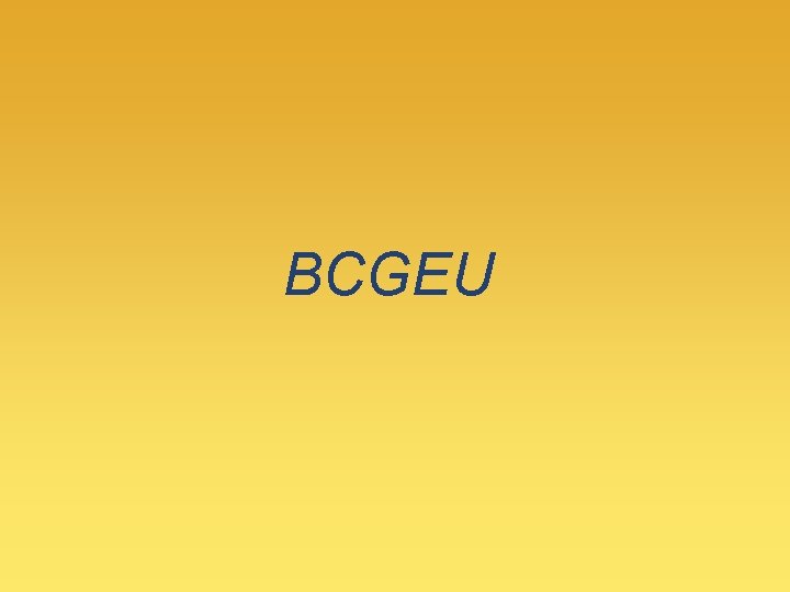 BCGEU 