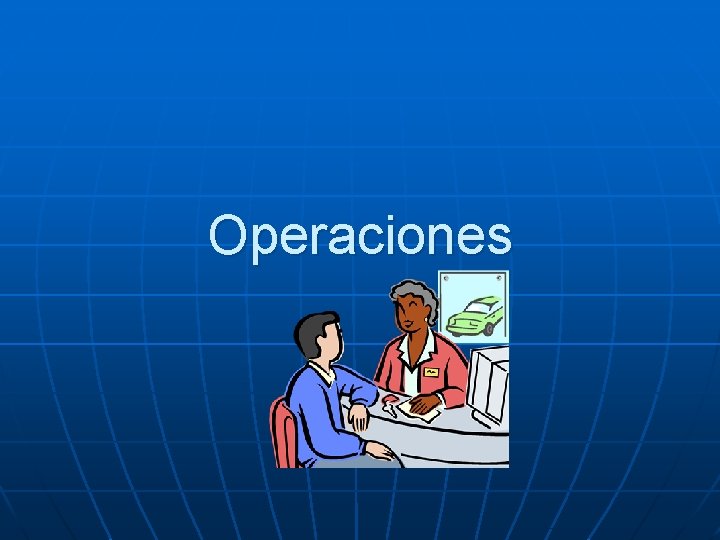 Operaciones 