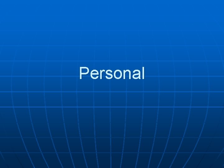 Personal 