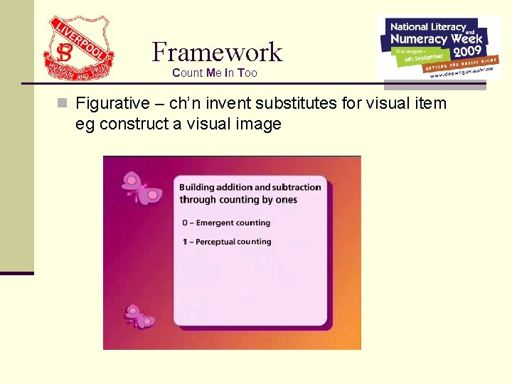 Framework Count Me In Too n Figurative – ch’n invent substitutes for visual item