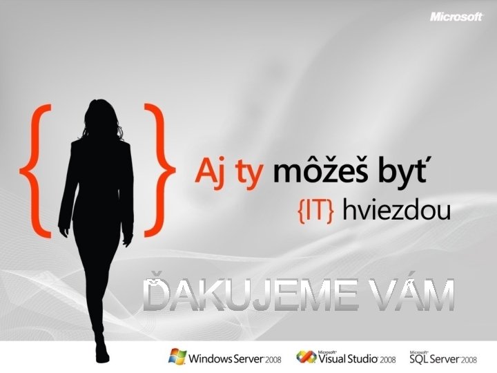 ĎAKUJEME VÁM 