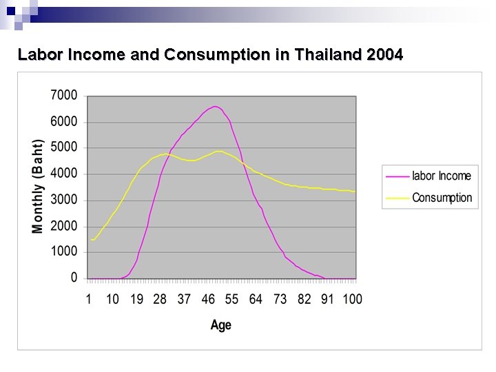 Labor Income and Consumption in Thailand 2004 