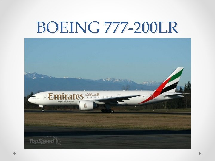BOEING 777 -200 LR 