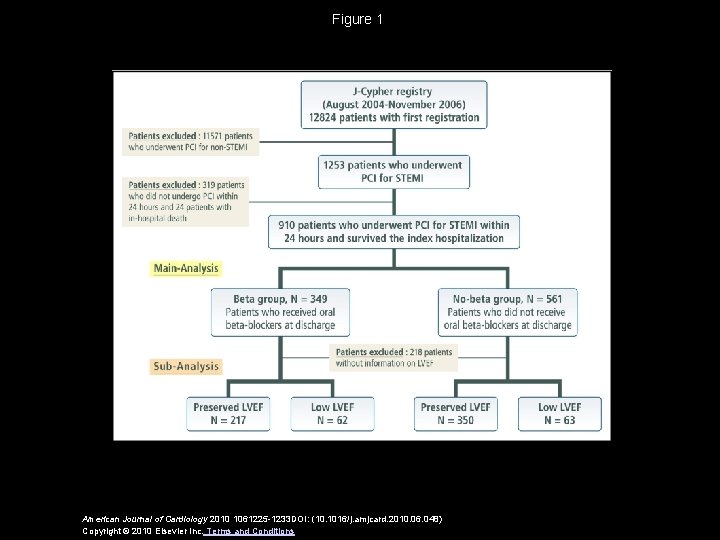 Figure 1 American Journal of Cardiology 2010 1061225 -1233 DOI: (10. 1016/j. amjcard. 2010.