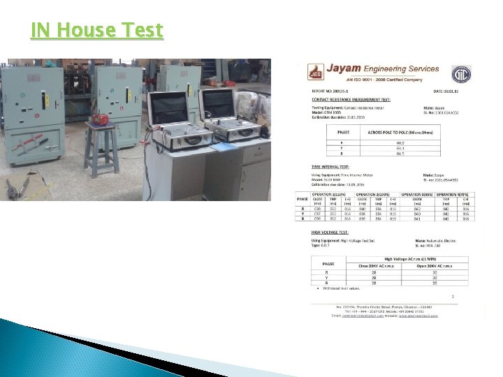 IN House Test 