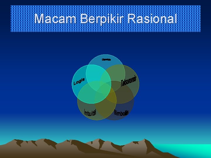 Macam Berpikir Rasional 