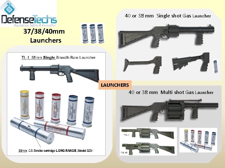  40 or 38 mm Single shot Gas Launcher 37/38/40 mm Launchers LAUNCHERS 40