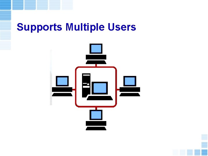 Supports Multiple Users 