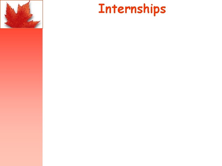 Internships 