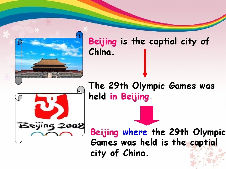 Beijing is the captial city of China. The 29 th Olympic Games was held