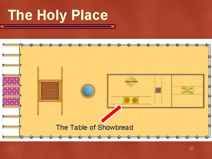 The Holy Place The Table of Showbread 31 The Holy Place The Table of Showbread 31