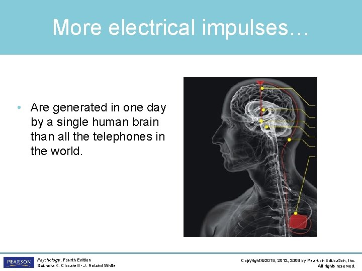 More electrical impulses… • Are generated in one day by a single human brain