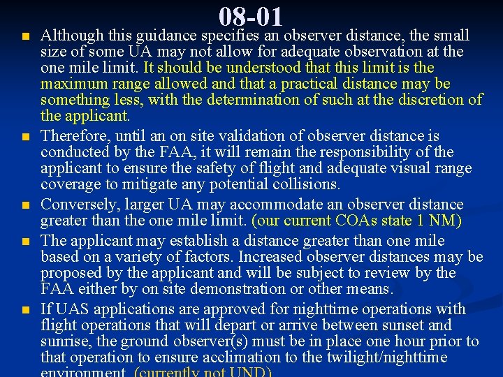 n n n 08 -01 Although this guidance specifies an observer distance, the small n n n 08 -01 Although this guidance specifies an observer distance, the small