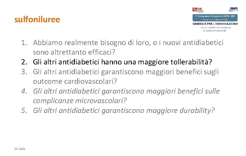 sulfoniluree 1. Abbiamo realmente bisogno di loro, o i nuovi antidiabetici sono altrettanto efficaci?