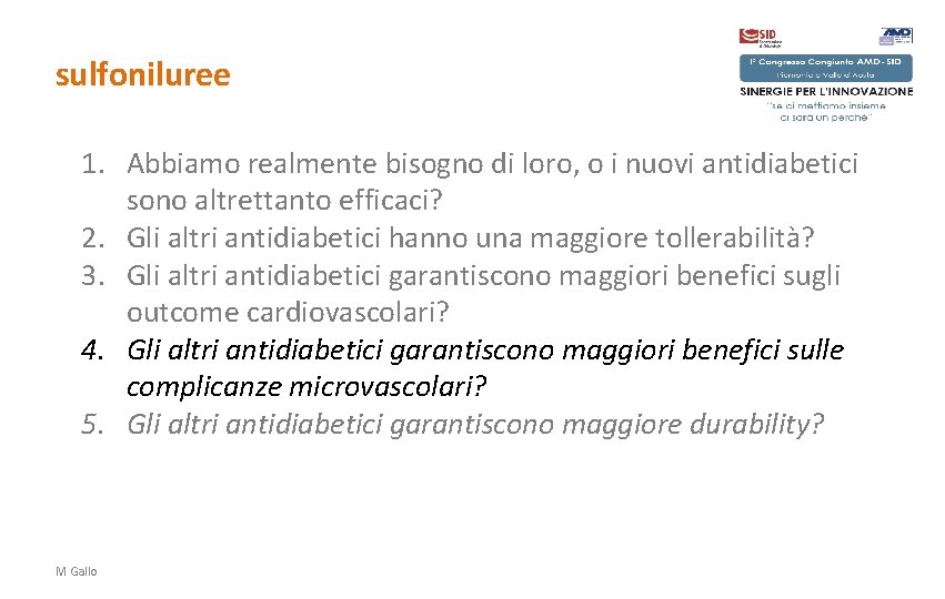 sulfoniluree 1. Abbiamo realmente bisogno di loro, o i nuovi antidiabetici sono altrettanto efficaci?