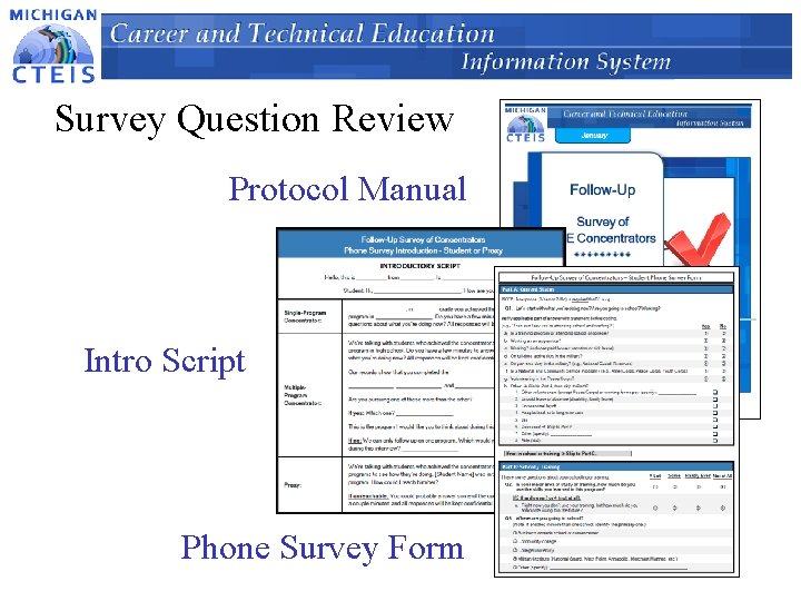 Survey Question Review Protocol Manual Intro Script Phone Survey Form 
