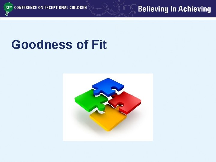 Goodness of Fit 