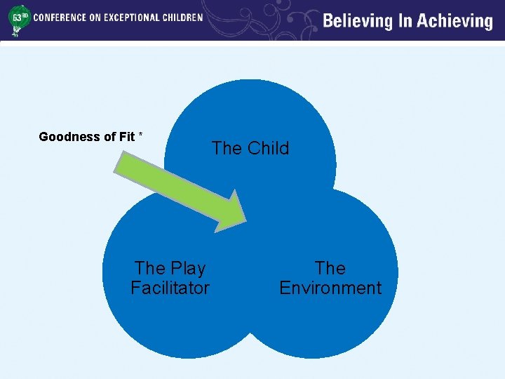 Goodness of Fit * The Play Facilitator The Child The Environment 