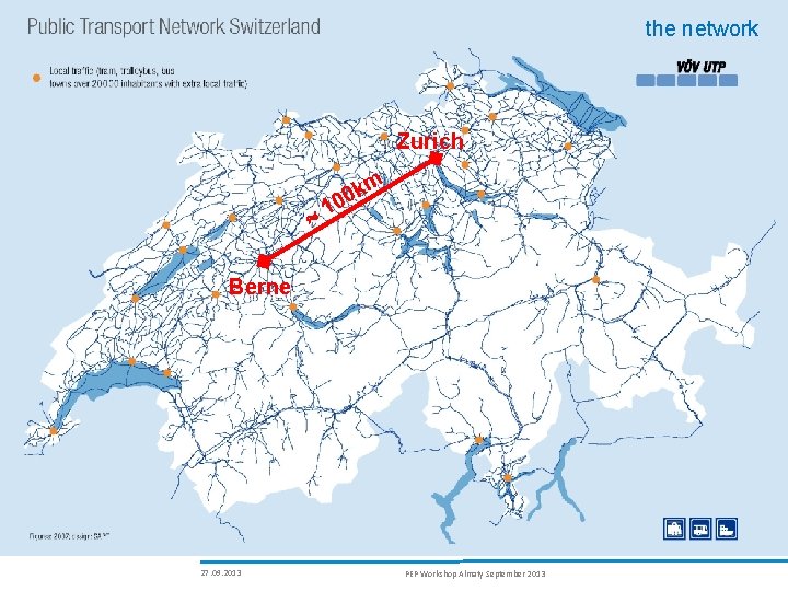 the network Zurich m k 00 1 Berne 27. 09. 2013 PEP Workshop Almaty