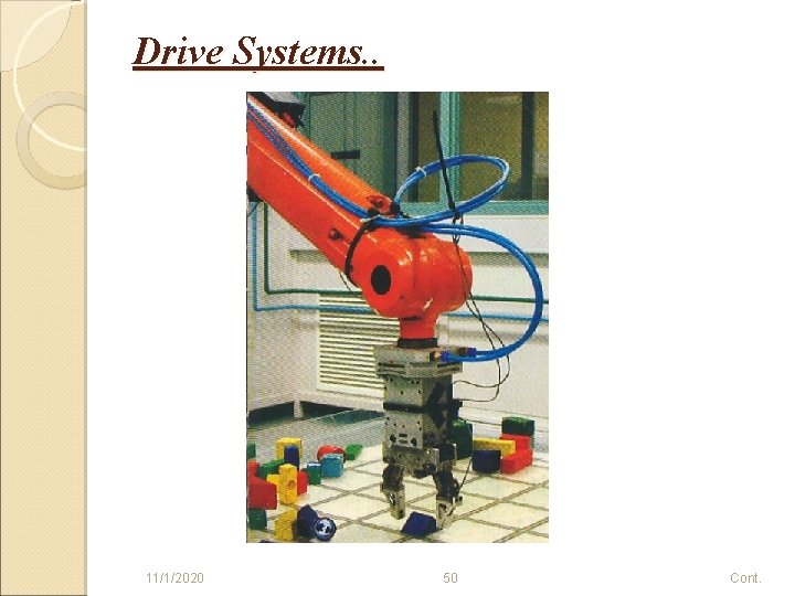 Drive Systems. . 11/1/2020 50 Cont. 