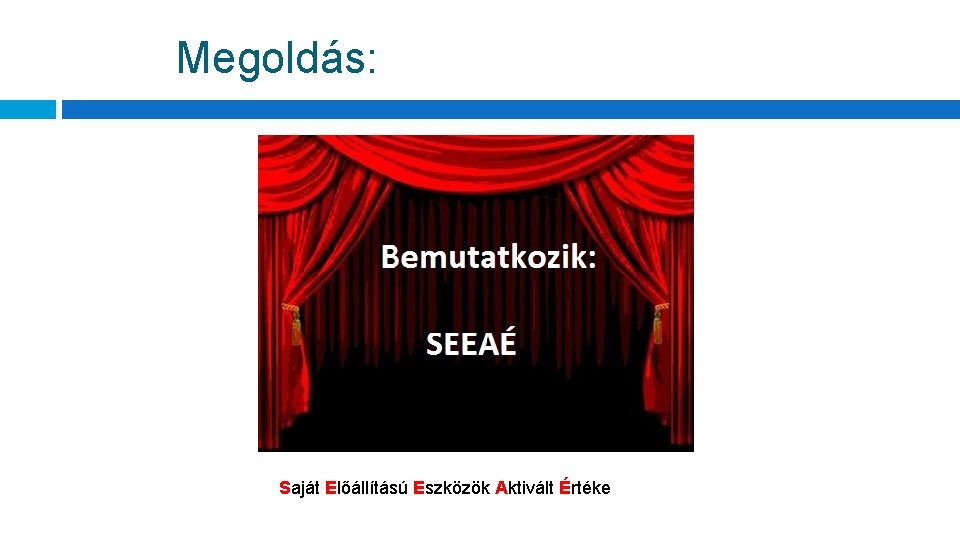 Megoldás: Saját Előállítású Eszközök Aktivált Értéke 