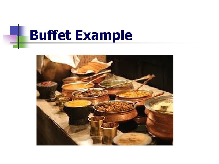 Buffet Example 