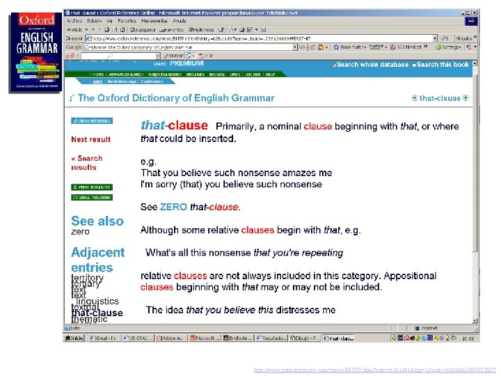 Content clause http: //www. oxfordreference. com/views/ENTRY. html? entry=t 28. e 301&srn=1&ssid=240490607#FIRSTHIT 