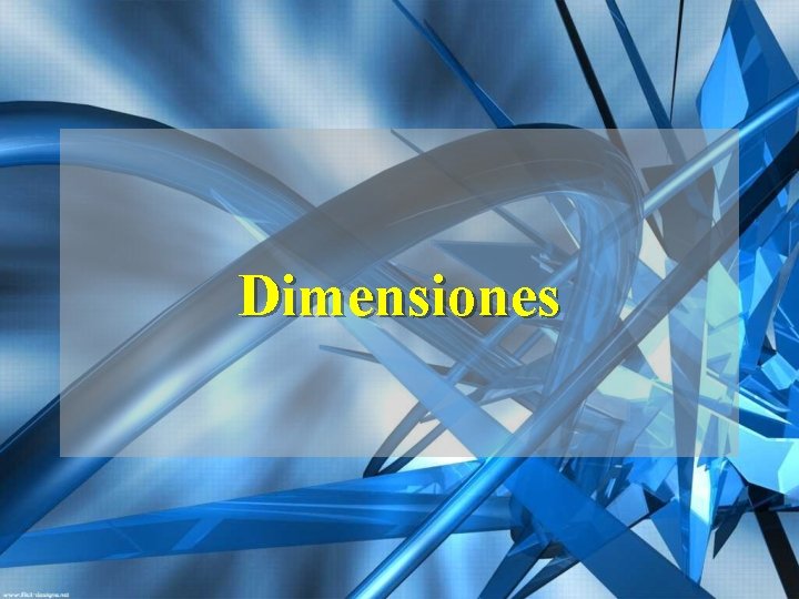 Dimensiones 