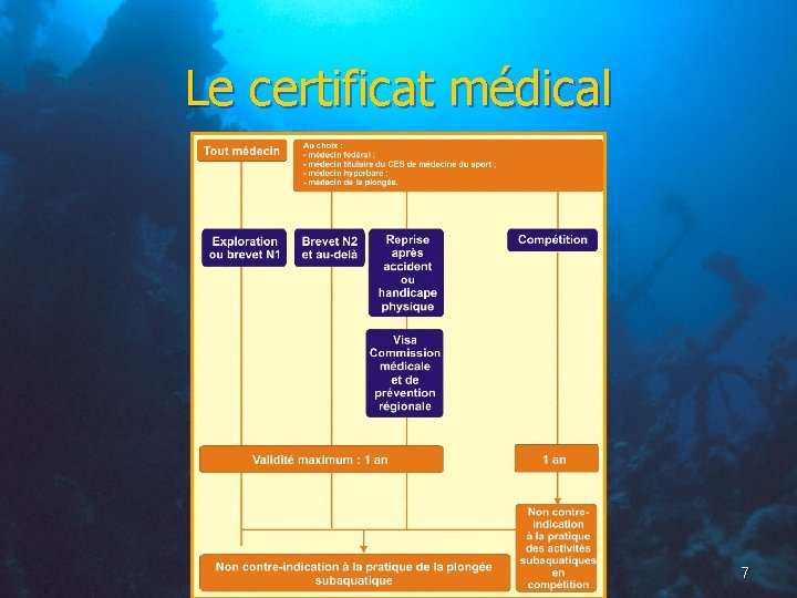 Le certificat médical 7 