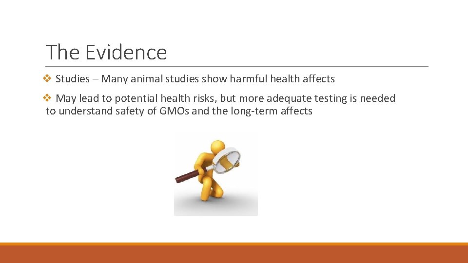 The Evidence v Studies – Many animal studies show harmful health affects v May