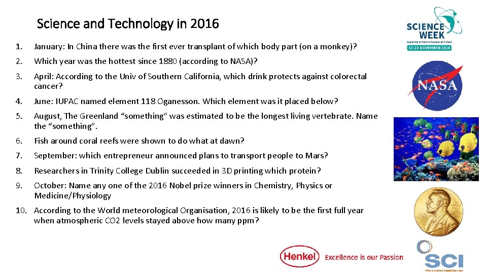Science and Technology in 2016 1. January: In China there was the first ever
